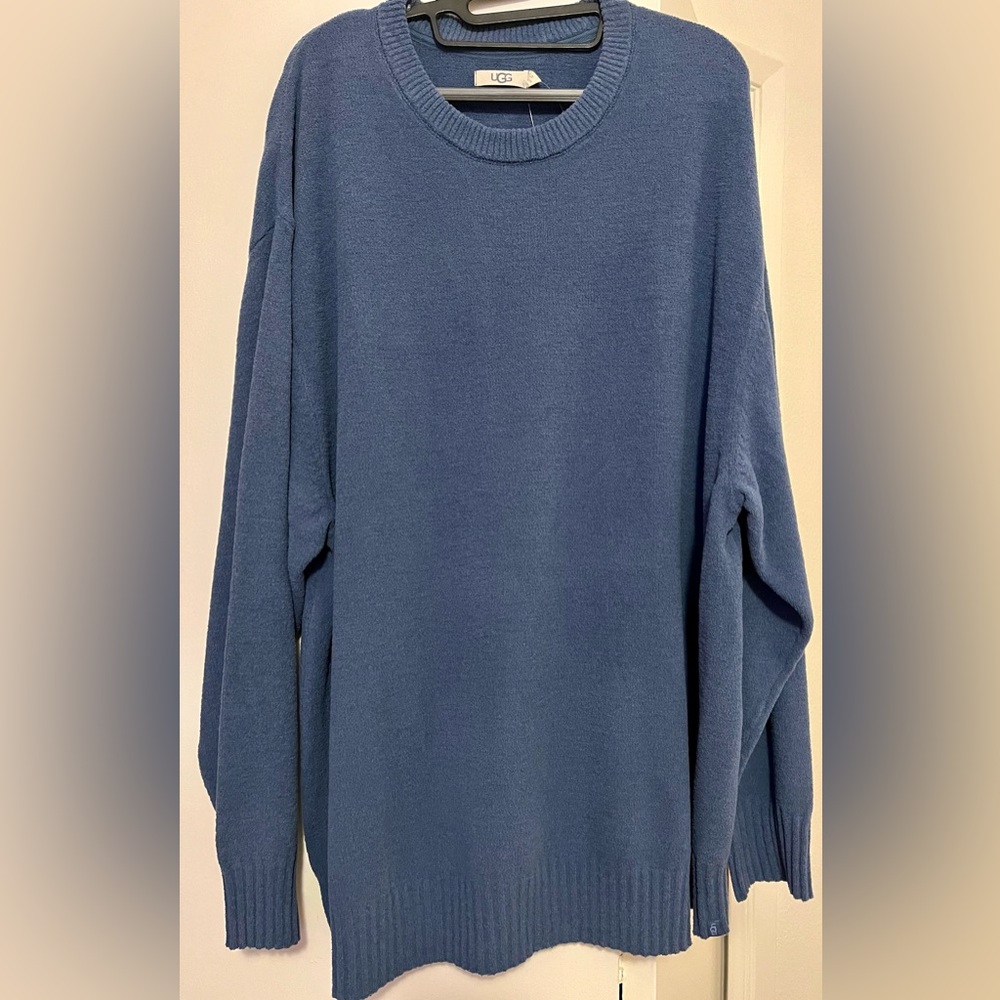Brand New UGG Woman’s size 2X Blue slouchy Sweater